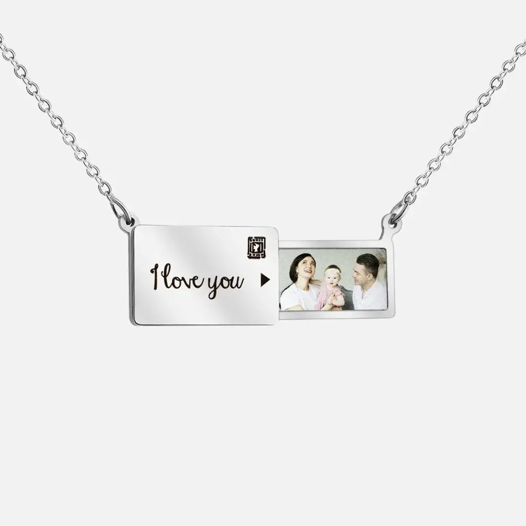 Colar Envelope — Foto Secreta Personalizada
