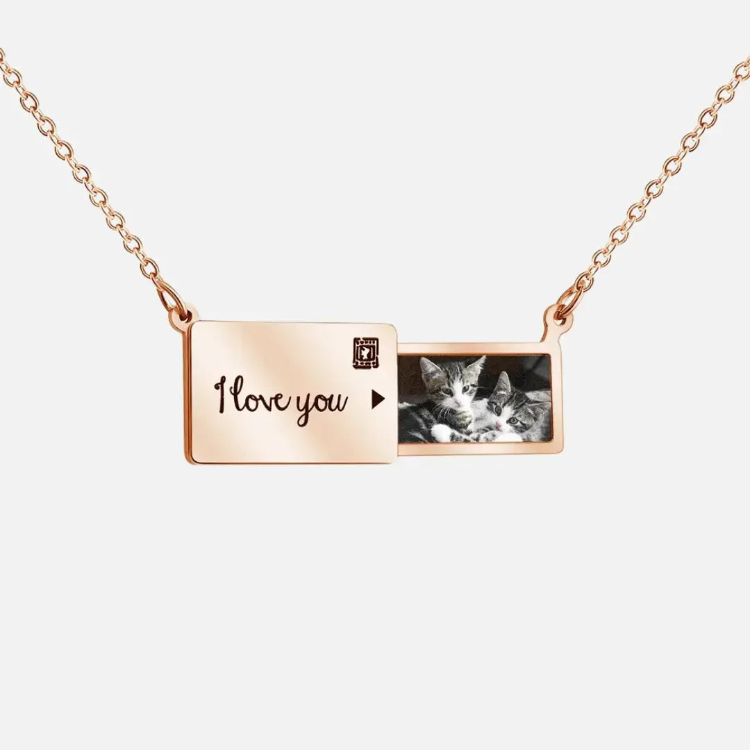 Colar Envelope — Foto Secreta Personalizada